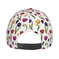 thumbnail image 6 of Balery Baseball Cap Adjustable Size for Running Workouts and Outdoor Activities All Seasons Dad Hat(Tulips Flowers), 6 of 9