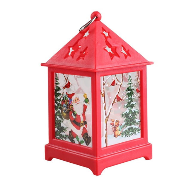 Navidad Papá Noel Luz Led Adornos De Péndulo Creativos Decoración Del Hogar De Vacaciones Luz De Noche Pequeña Advancent HA040437-03