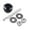 Black, variant on Vehicle Hood Pin Push Button Latch Kit Aluminum Alloy Quick Release Lock for Car Automotive Engine Bonnet