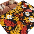 thumbnail image 2 of Spring Flowers Area Rug 6x9 FT, Non Slip Living Room Throw Carpet, Orange Red White Daisy Flower Floral Washable Soft Large Floor Carpet Non-Shedding Rug for Bedroom Dining Room Play Room, 2 of 9