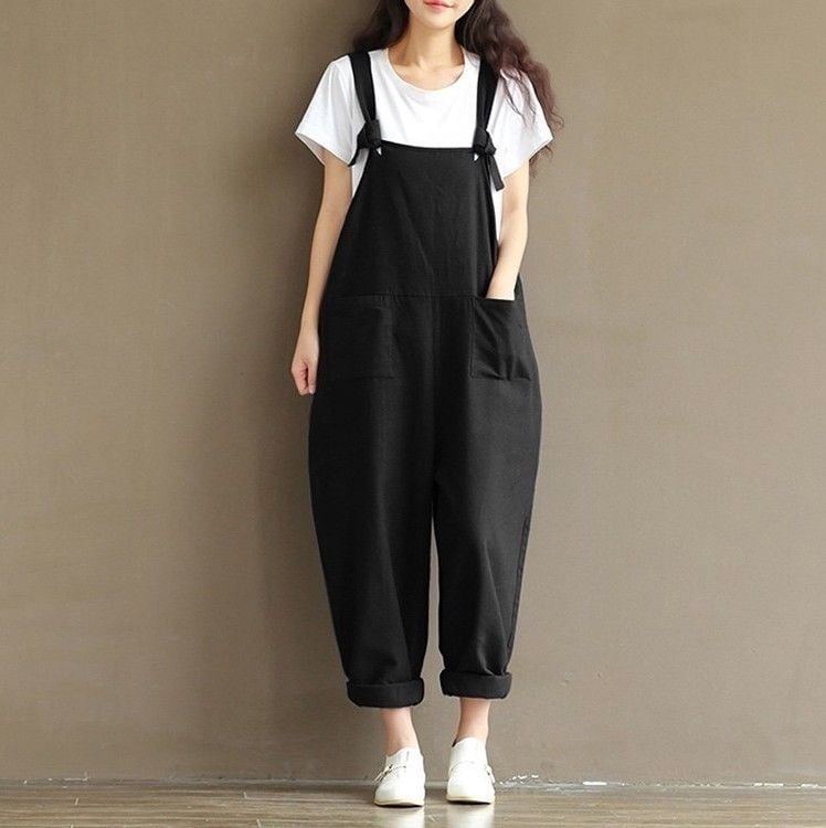 Women\u0026#39;s Casual Loose Linen Pants 