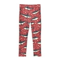thumbnail image 4 of joogoo Girls' Leggings Stars Sharks Yoga Pants 9-10T, 4 of 8