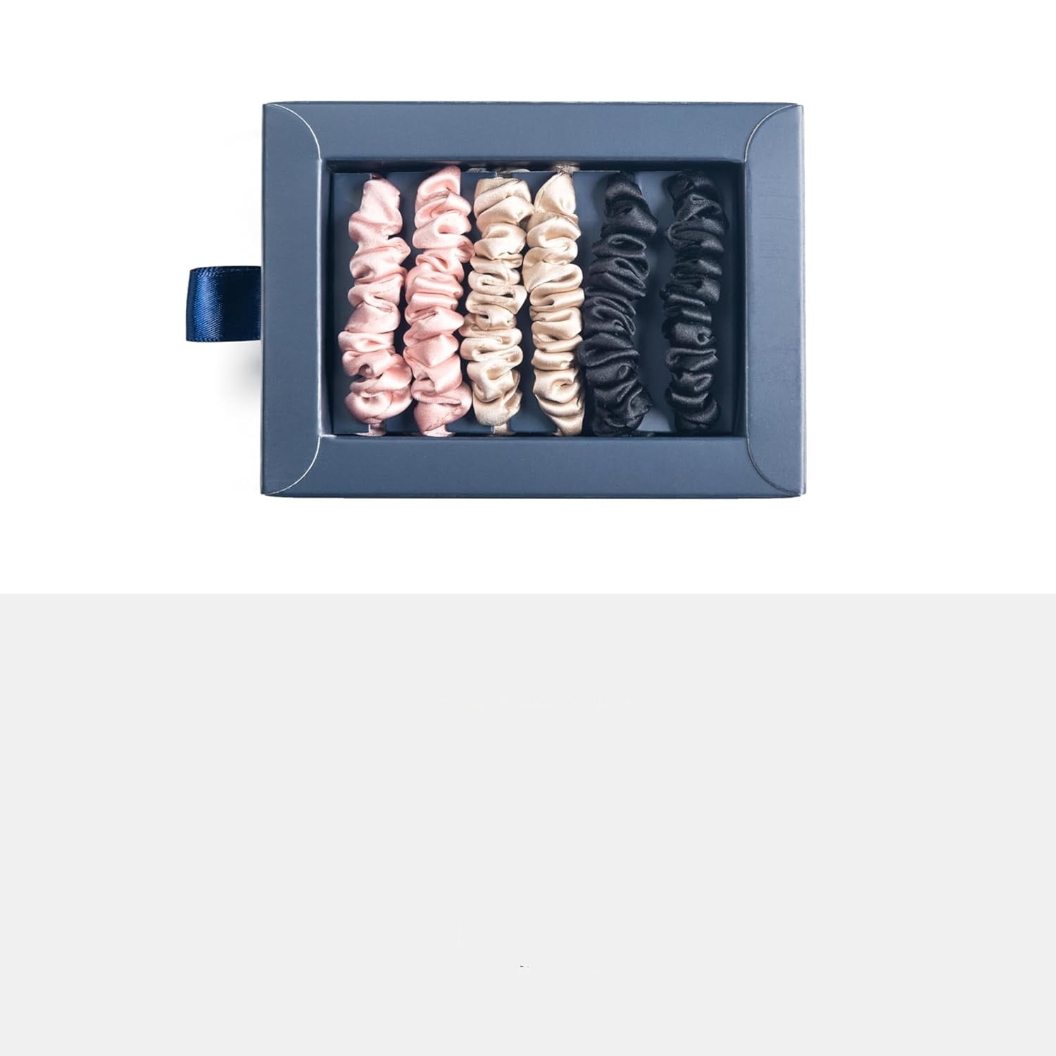 Silk Skinny Scrunchies | Hair Tie Set for Thin Hair