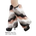 thumbnail image 7 of Dengjunhu Women Furry Leg Warmers Faux Fur Boot Covers Fluffies Cuffs, 7 of 7
