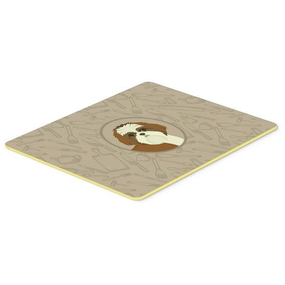 Shih Tzu In the Kitchen Kitchen or Bath Mat 24x36
