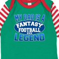 thumbnail image 4 of Inktastic My Dad is a Fantasy Football Legend Boys or Girls Long Sleeve Baby Bodysuit, 4 of 5