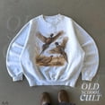 thumbnail image 2 of Retro Pheasant 90s Sweatshirt , Nature Vintage Wildlife Bird Crewneck, Boho Unisex Cabincore Crewneck Cozy Season Rustic Hunting, 2 of 5