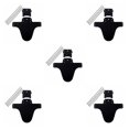 thumbnail image 1 of Eigraketly Guardabarros para bicicleta, guardabarros delantero y trasero, protector contra salpicaduras de plástico ABS para bicicleta, accesorio para Type2 NO2 Eigraketly CBP138821, 1 of 6