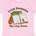 thumbnail image 4 of Inktastic Future Bookworm Like My Mom Boys or Girls Baby Bodysuit, 4 of 5