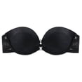thumbnail image 4 of Multi‑Color Lace Spliced Shaping Bra Women Strapless Front‑Fasten Push‑Up Side‑Gather Brassiere, 4 of 4