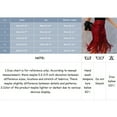 thumbnail image 2 of XIUH Women Solid Color Sequins Fringe Skirts High Waist Slim Flowy Skirts Red 8 M, 2 of 3