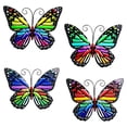 thumbnail image 1 of 4 Piezas Decoración de Jardín Metal Mariposa Patio Pared Árbol Porche Patio Decoración Colgante Esculturas as 3D de Estar Inter Baoblaze Arte De La Pared De Mariposas, 1 of 8