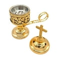 thumbnail image 4 of deevoka Burner Crafts Gift Stick Holder for Living Room SPA Tabletop Gold, 4 of 9