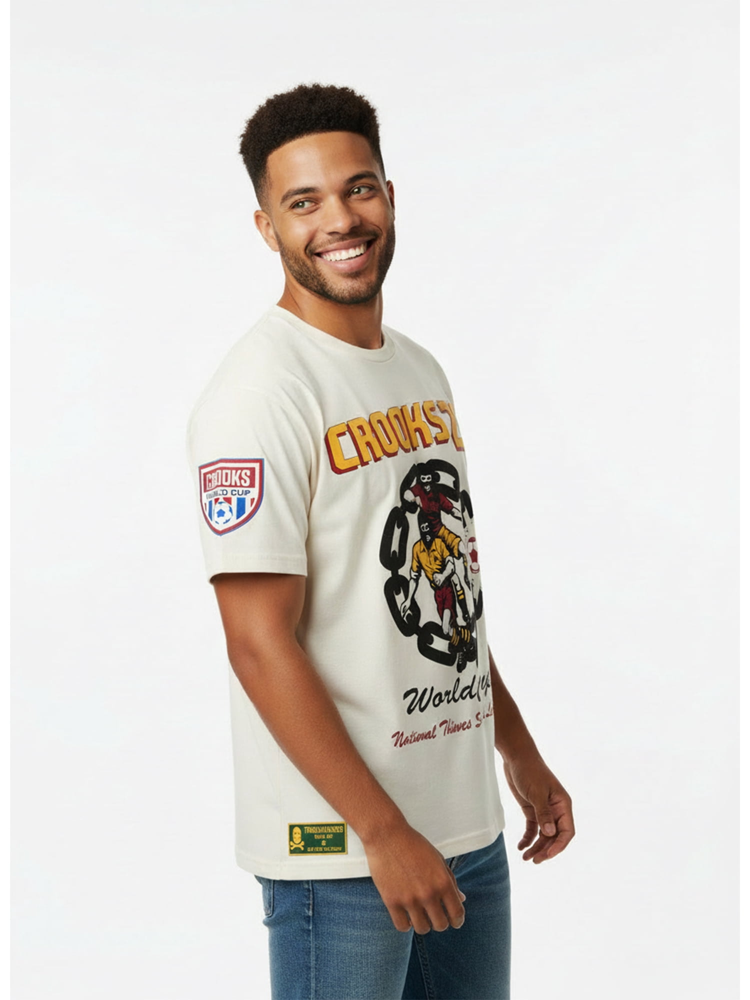 Crooks & Castles Men's & Big Men's Graphic Tee Shirt, Crooks 02, Sizes XS-3XL