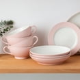 thumbnail image 4 of Noritake Colorwave Pink Set of 4 Coupe Pasta Bowls, 4 of 6