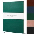 thumbnail image 1 of Cuaderno BEECHMORE A4 XL de cuero vegano resistente con reglas Verde Dartmouth, 1 of 3