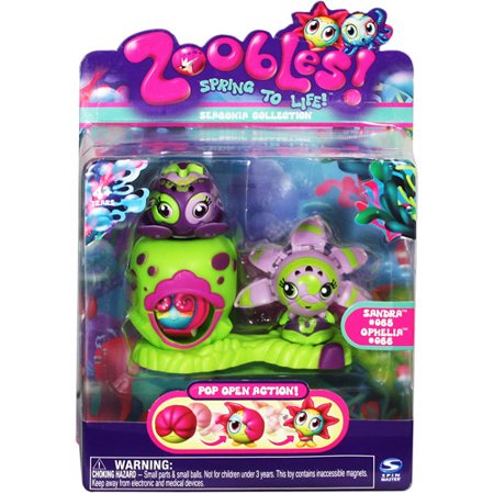 Zoobles Twobles Starfish & Octopus with Happitat