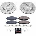 thumbnail image 3 of PowerStop Front Z23 Evolution Sport Carbon-Fiber Ceramic Brake Pad and Drilled & Slotted Rotor Kit Fits: NISSAN Select Models K8324, 3 of 10
