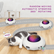 thumbnail image 3 of Juguete Interactivo Cat & Teaser con Pluma Giratoria y Luces LED, Forma UFO, 3 of 7