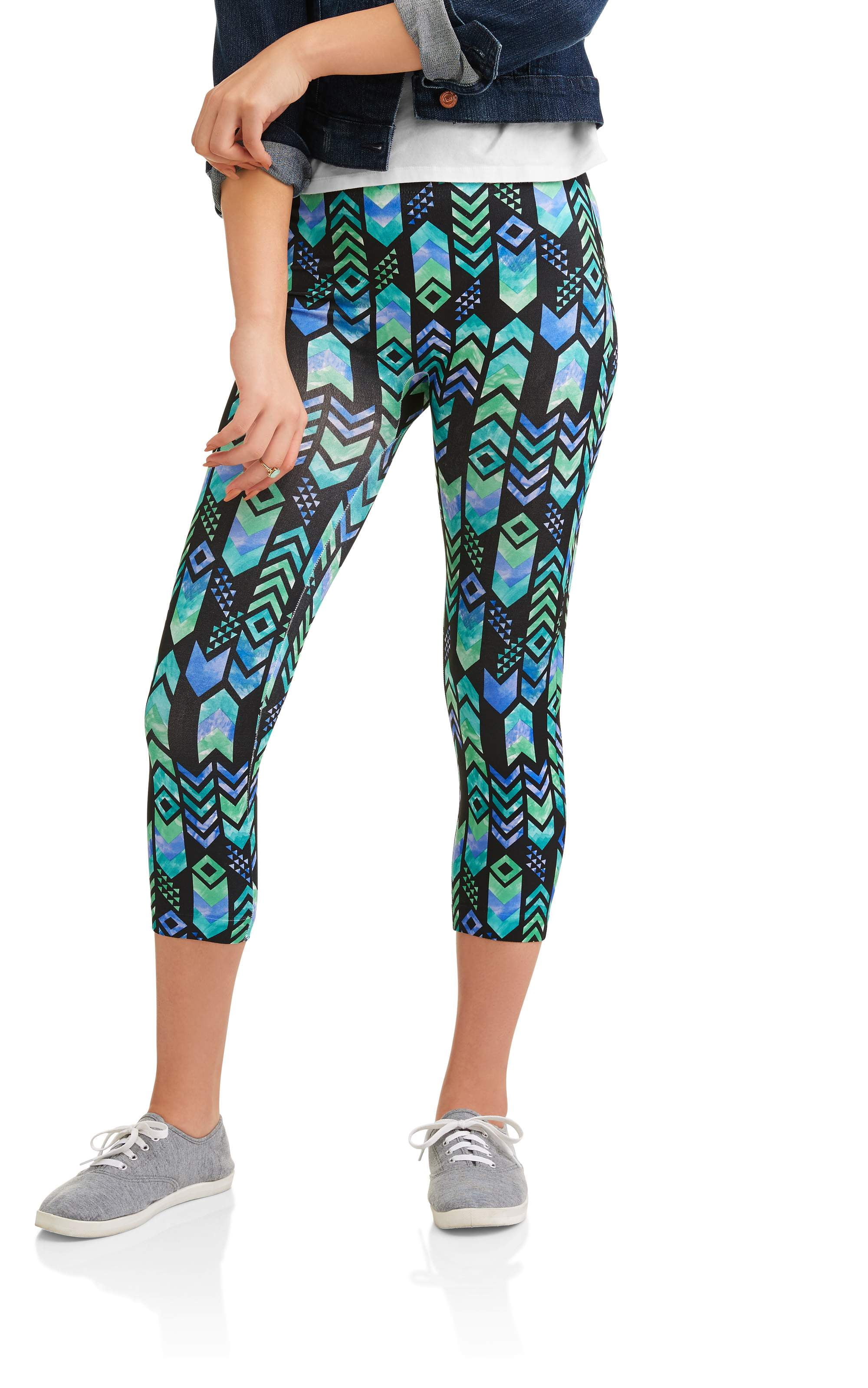 No Boundaries - No Boundaries Juniors' essential seamless capri leggings (up to 2xl) - Walmart 