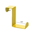 thumbnail image 2 of Billuyoard 2pcs Over Door Hooks Stainless Steel Belts Hanger Z-shaped Kitchen Metal Sturdy Punch-Free Clasp Clothes Rack Hangers Drawer Type3 NO3 Billuyoard JJ65376-05, 2 of 6