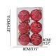 thumbnail image 5 of Fiudx Bolas Navideñas Tejidas, Juego de 6 Adornos de Plástico de Colores Brillantes, Diseño Único E Intrincado, Perfectas para Árboles de Navidad, Guirnaldas, Coronas y Fiestas Navideñas, Tamaño de 4, 5 of 7