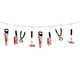 thumbnail image 1 of Happy Halloween Paper Banners Bloody Hanging Decoration Cutting Tool Banner, 1 of 4