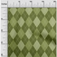 thumbnail image 2 of oneOone Cotton Cambric Forest Green Fabric Check Sewing Material Print Fabric By The Yard 42 Inch Wide, 2 of 4