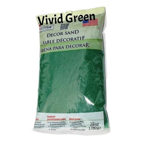 Decor Sand Activa 28 oz Bag of Decorative Sand, Vivid Green