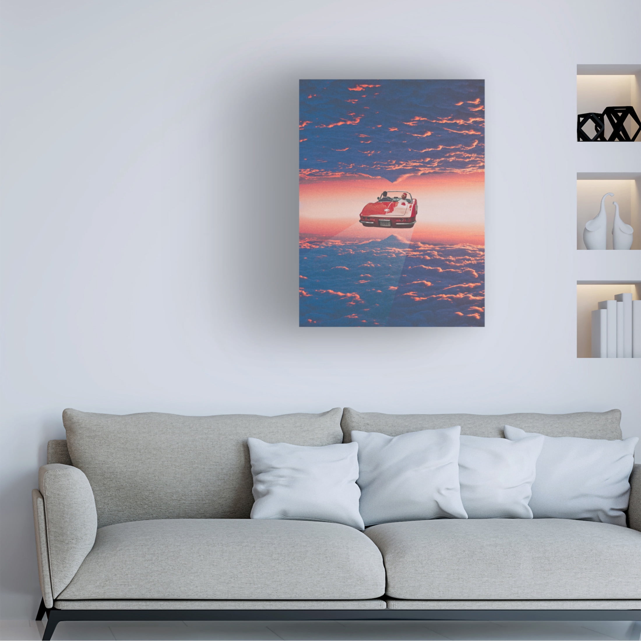 Trademark Fine Art spacerocket art  123 Canvas Wall Art