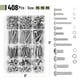 thumbnail image 2 of Kit surtido de tuercas y tornillos Mr. Pen de acero inoxidable, 408 piezas, 2 of 7