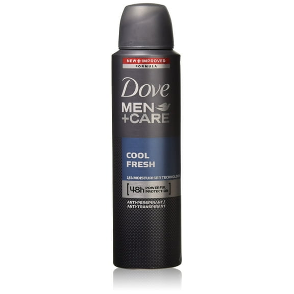 Dove Men   Care Dry Spray Antiperspirant, Cool Fresh 3.80 oz (Pack of 4)