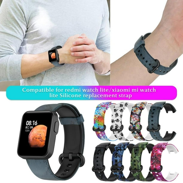 Correa de repuesto con pulsera de silicona impresa Compatible con