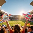 thumbnail image 4 of JZCHUNTOY EVA Foam Cheer Thumb Glove 1 Piece, Lightweight Durable Noisemaker Sports Fan Hand Prop, Reusable Large Size Cheering Accessory, for Sports Games Concerts Parties Event Atmosphere Use, 4 of 6