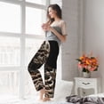 thumbnail image 5 of Disketp Cyber Skeleton With Tattoos Women's Comfy Pajama Pants Casual Drawstring Palazzo Lounge Wide Leg Pants-Medium, 5 of 6
