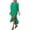 #430-Green, variant on Roncen Women's Slub Cotton Lapel Cover-Up Dress, Breezy Beach Kimono with High Side Slit for Sun Protection