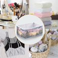 thumbnail image 4 of Foldable Fabric Storage Bin Home Cubes Clothing Organizer Bins Large Collapsible Box Basket for Home Organizer Watercolor Winter Landscape, 4 of 7