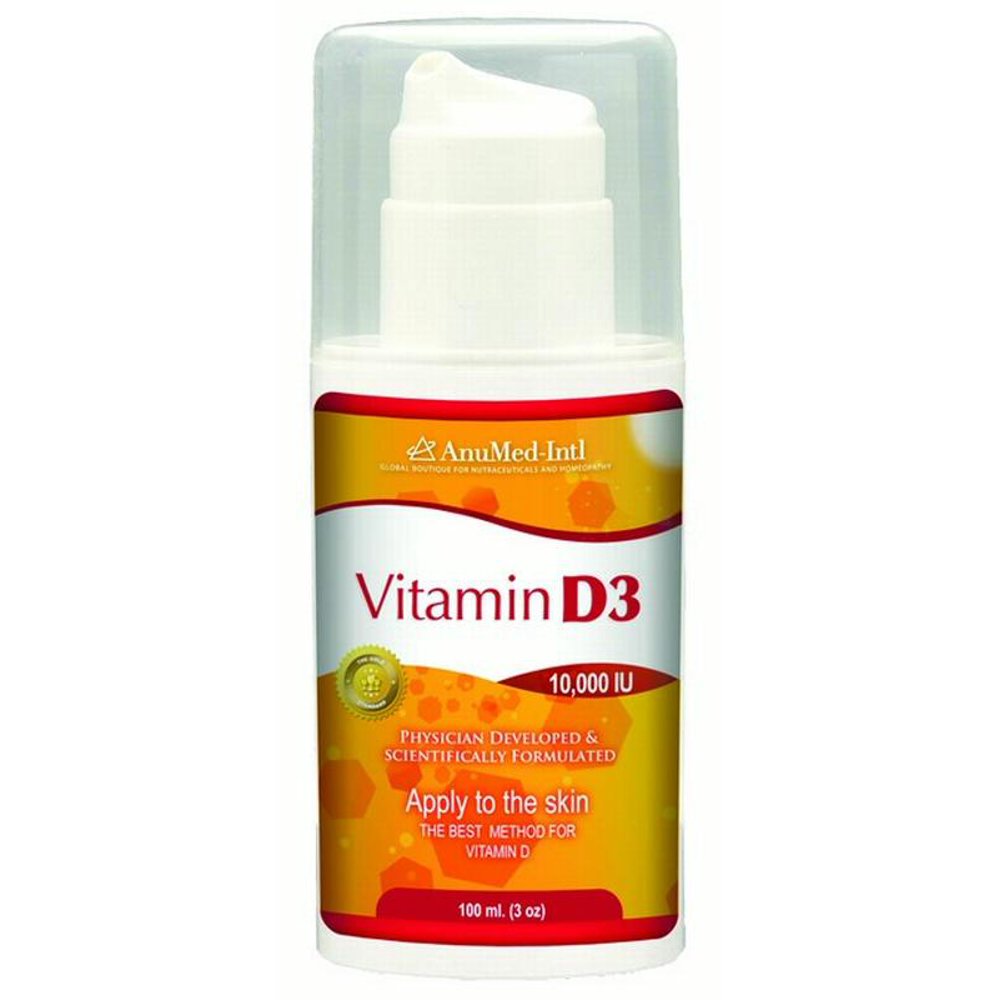 AnuMed Vitamin D3 Cream 10000 IU 3 fl. oz.