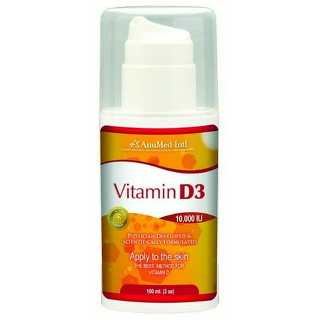 AnuMed La vitamine D3 crème, 3 Oz