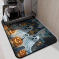 thumbnail image 2 of Halloween Horror Pumpkin Ghost Bat Dish Drying Mat Dish Drying Pad Absorbant Collapsible 18x24 Inch Inch Dish Drying Pad for Coffee Machine Dish Rack, 2 of 7