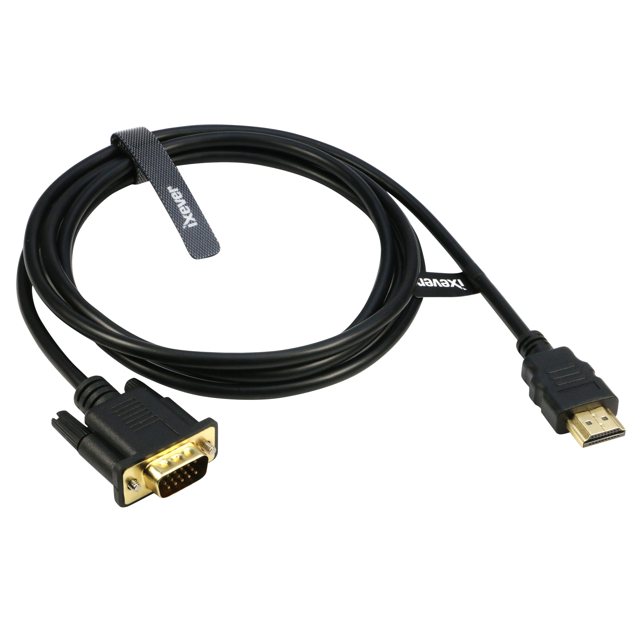 HDMI to VGA Cable 6FT 5-Pack, Unidirectional Computer HDMI to VGA Monitor  Video Cord (Male to Male) Compatible for Raspberry Pi, Roku,Computer
