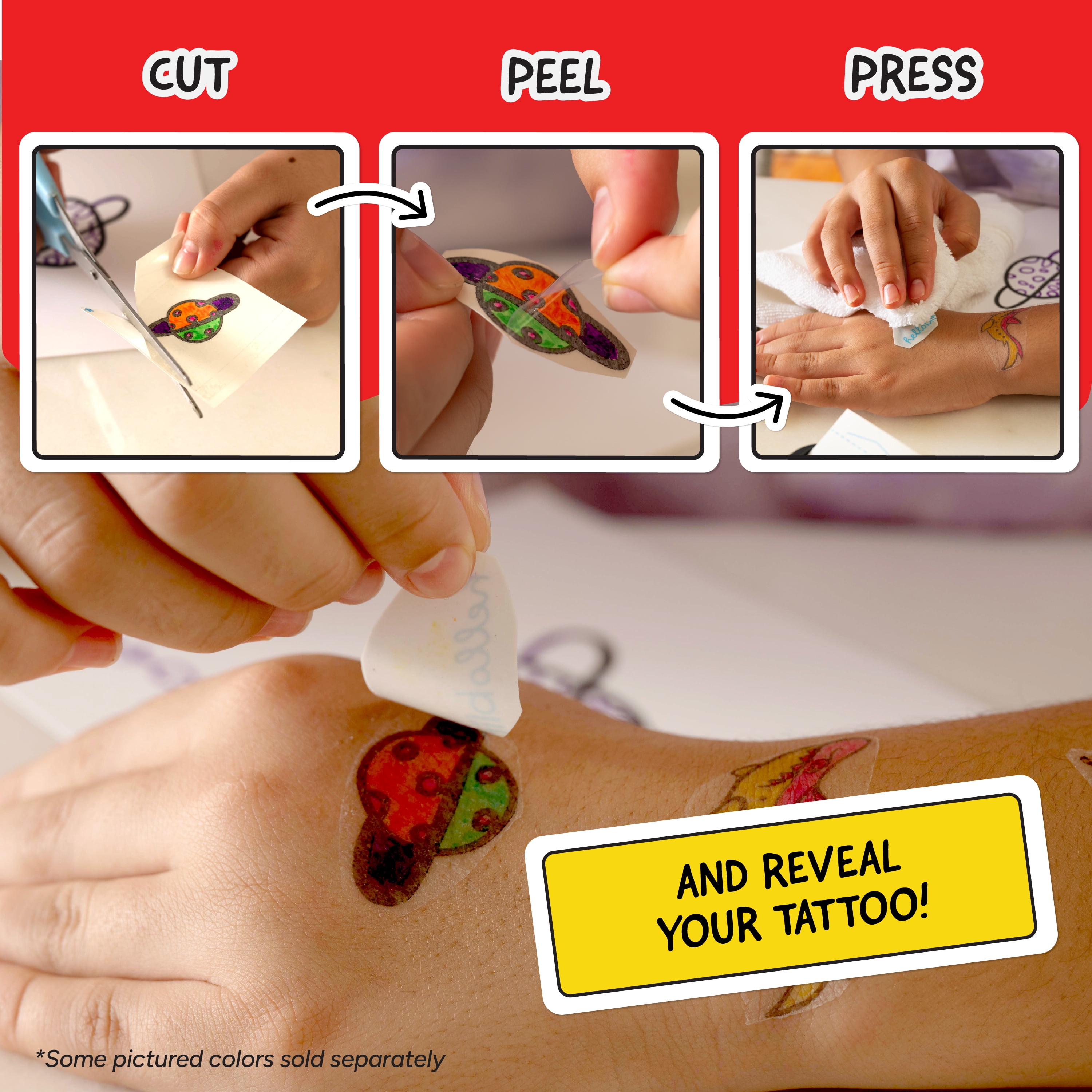 Hello Blink Tattoo Maker Temporary Body Art for Kids Ages 8+