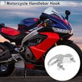 thumbnail image 2 of Gancho Colgante para Motocicleta Cuadrado Soporte para Casco de Motocicleta Equipaje para Scooters Bicicletas Tono Plateado 49mm de Longitud, 2 of 7