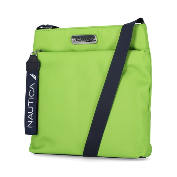 Bandolera Nautica Diver Nylon Small Lime para mujer