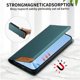 thumbnail image 2 of Funda Tipo Cartera de Cuero Sintético para Samsung Galaxy S21 FE Bloqueo RFID, con Ranuras para Tarjetas y Bolsillo para Efectivo, Cierre Magnético Fuerte Verde, 2 of 6
