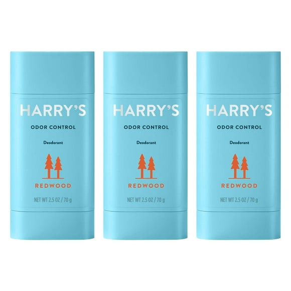 Harry's Déodorant pour Hommes - Contrôle des Odeurs - Sans Aluminium - Redwood (3 Unités)