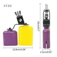 Cow Bells Bicolor Cowbell High and Low Tones Double Mounted Bells ...