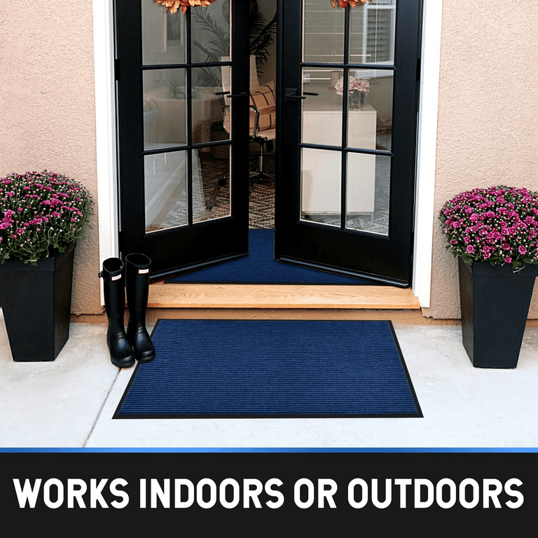Low Profile Indoor Door Mat, Carpet Doormat Waterproof