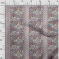thumbnail image 3 of oneOone Cotton Poplin Mauve Fabric Asian Paisley Diy Clothing Quilting Fabric Print Fabric By Yard 42 Inch Wide, 3 of 4