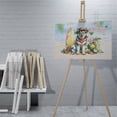 thumbnail image 4 of Alaskan Malamute Hello Summer with Sunglasses and Surfboard Tropical Vibes Horizontal Matte Canvas Poster Alaska Mal Dog Lovers Gifts Wall Art Home Decor - 00007, 4 of 5